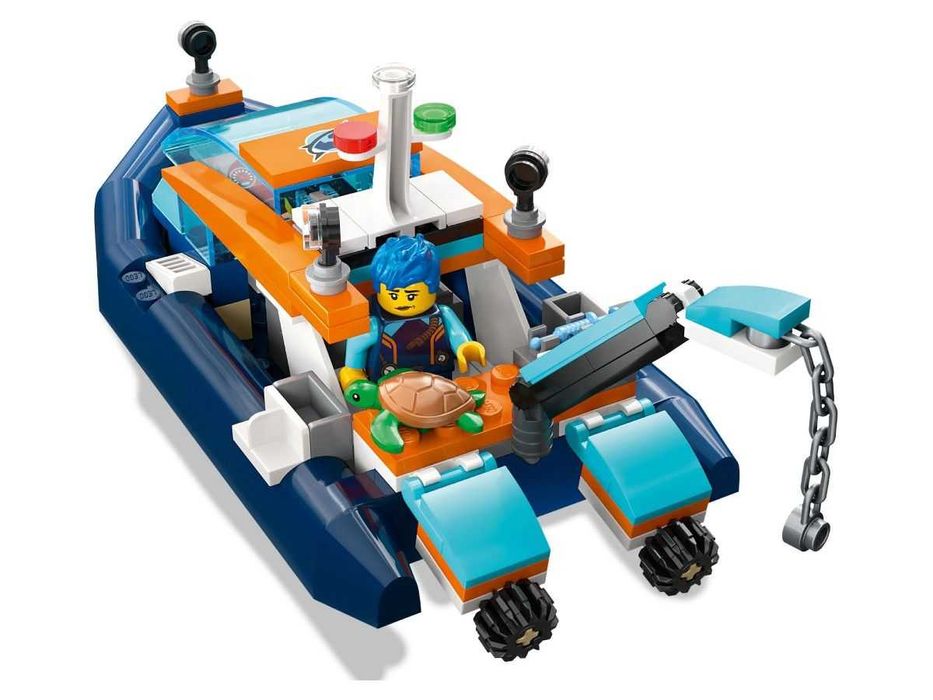 LEGO City - Изследователска лодка за гмуркане 60377
