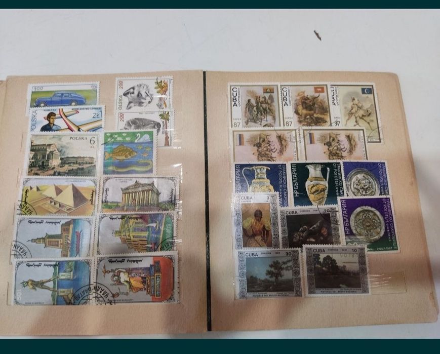 Марки советские + альбом