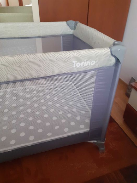 Бебешка кошара LORELLI-TORINO 120/60см. Матрак-сив.