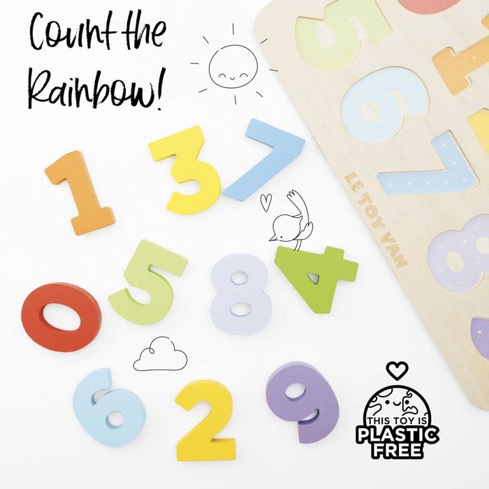 Le Toy Van Пъзел за броене за малки деца