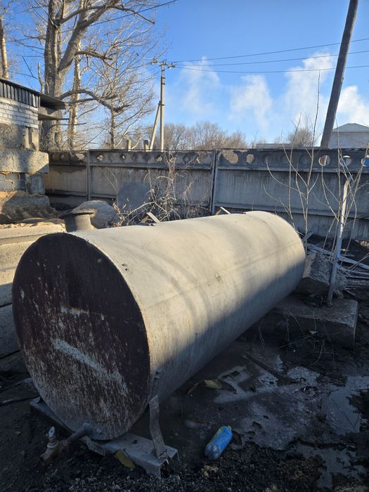 Емкость металлическая размер 245×100 см