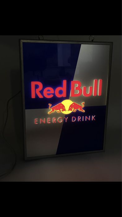 Red Bull-реклама светещо Лого Api- Neon