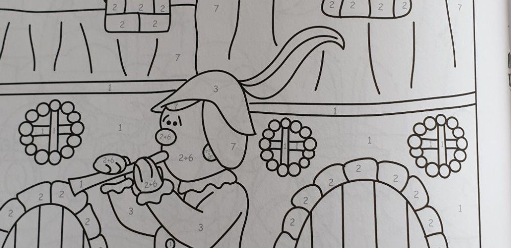 Carte de colorat pe numere