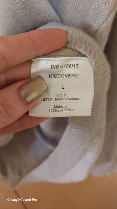 Пуловер RICCOVERO. 100% кашмир. размер L