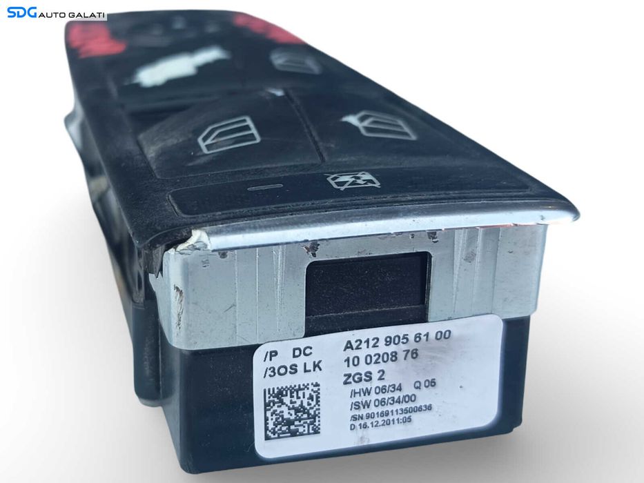 Butoane Geamuri si Oglinzi Electrice cu Pliere Rabatare Mercedes Clasa E Class W212 2009 - 2016 Culoare 755 [C8244]