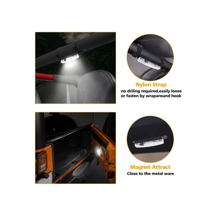 Lampa LED iluminat cabina UTV ATV JEEP BARCA cu acumulator