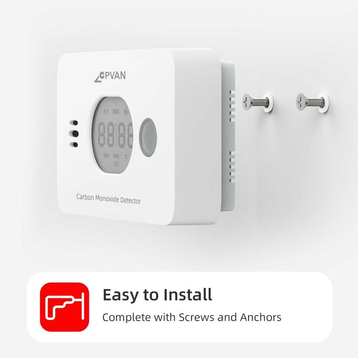 Детектор за въглероден окис  CO CPVAN безжичен 3-в-1- COS- X3 Plus