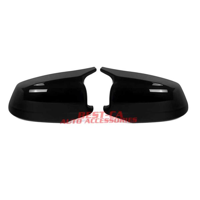 Capace oglinzi cu cleme pentru montaj direct Batman / M-Style compatibile cu BMW Seria 5 F10, F11 (2010-2013) pre lci – Negru Lucios