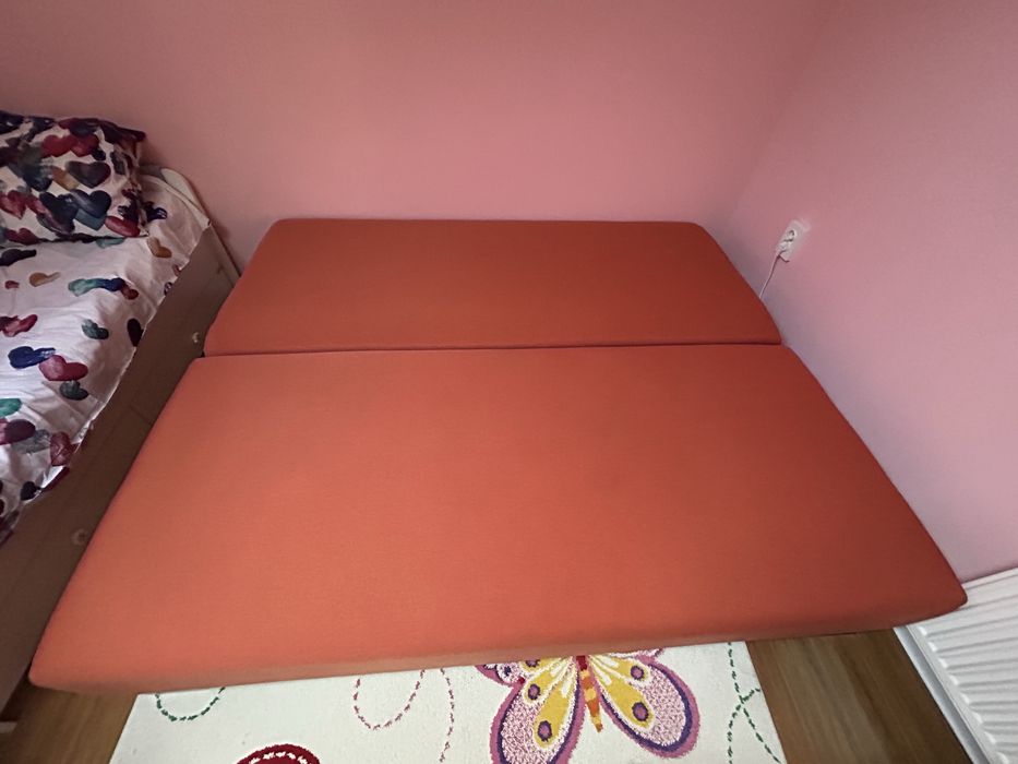Canapea extensibila 3 locuri cu lada depozitare 160/190 cm