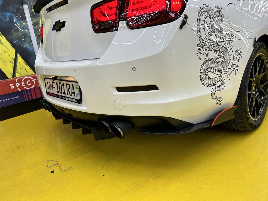 Malibu 1 tuning spoiler Обвесы Сплиттер