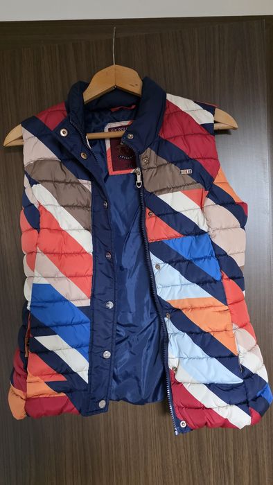 Яке без ръкав пъстро US POLO ASSN