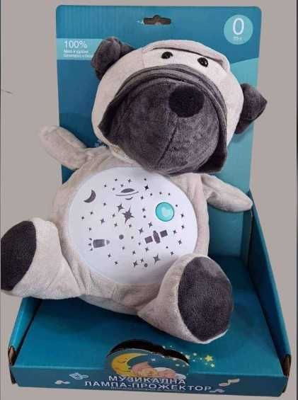 Плюшен герой-Музикална лампа/прожектор на БГ език-55лв