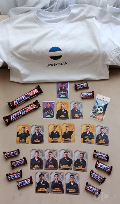 Футбольные карточки Snickers Korzinka