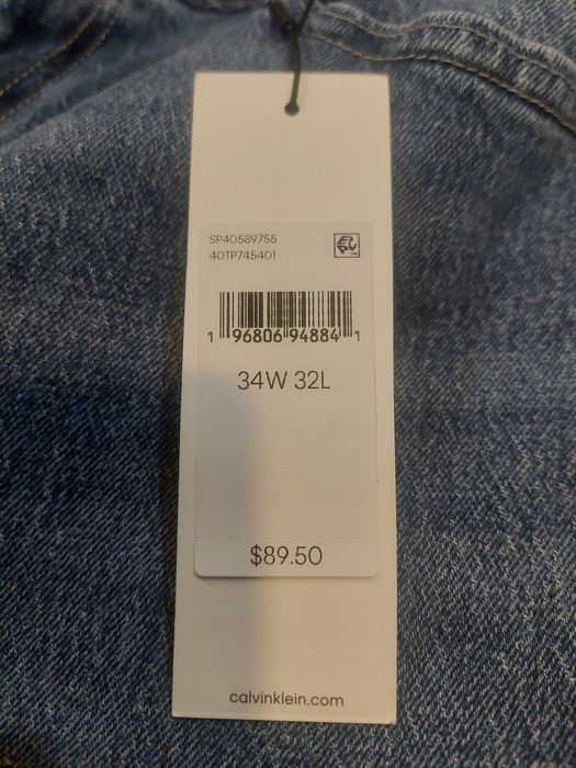 Calvain Klein Jeans Classic Taper W34 L32 Мъжки