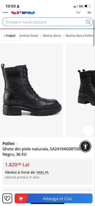 Ghete Pollini originale