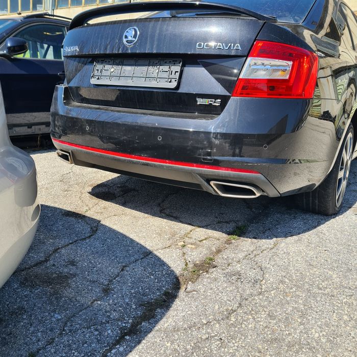 Задна броня шкода октавия 3 врс octavia vrs