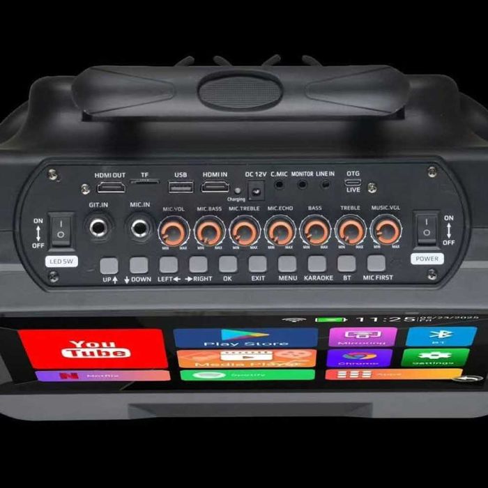 SA-8908D многофункционална WiFi Android караоке тонколона 10 инча