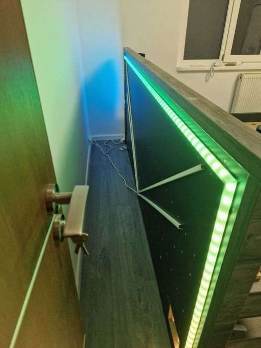 Pat dormitor cu noptiere + saltea