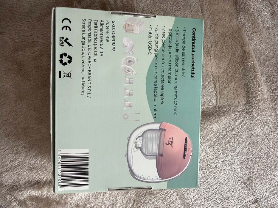 Vand pompa de san handsfree operce baby