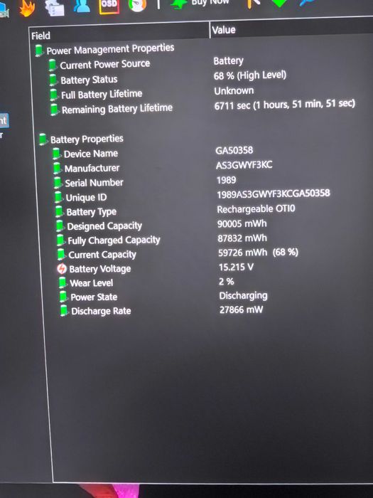 Нов ASUS ROG Strix G17 17.3” QHD 240Hz, Ryzen 9 7845HX, RTX 4060, 16GB