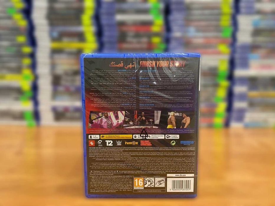 НОВЫЙ диск WWE 2K24 PS5 Большой Выбор Дисков