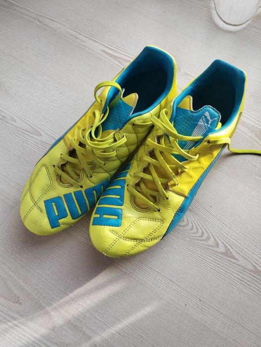 Футболни обувки,, PUMA"oт естествена кожа EVO SPEED3! !