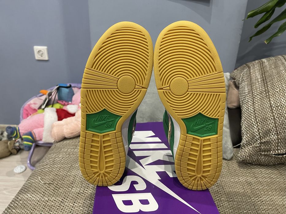 Маратонки Nike SB Dunk Low Pro Saint Patricks Green Здлени Jordan NBA