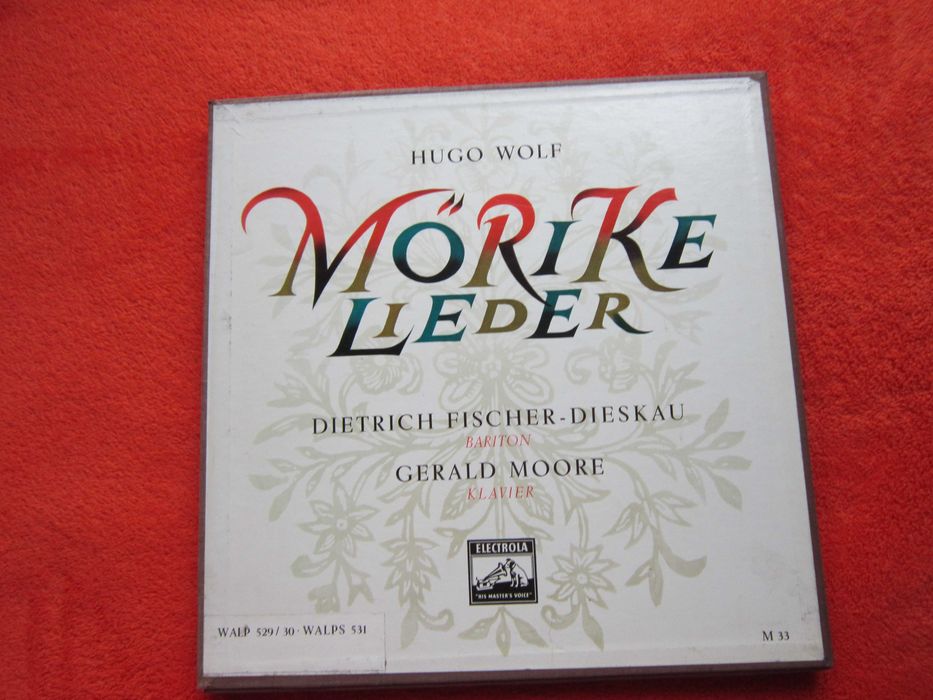 vinil rar Gerald Moore pian - Hugo Wolf - Morike Lieder