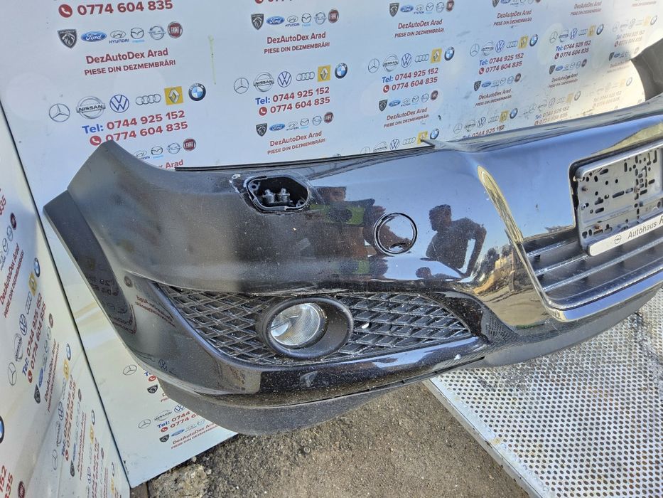 Bara fata Opel Astra H cu spălătoare faruri si proiectoare ceață neagră negru