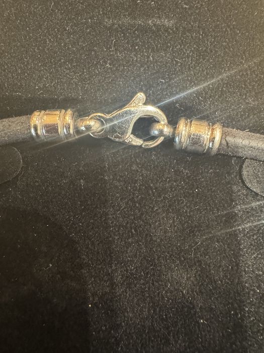 Bvlgari Sun Tondo оригинално колие, с кожена, оригинална каишка.