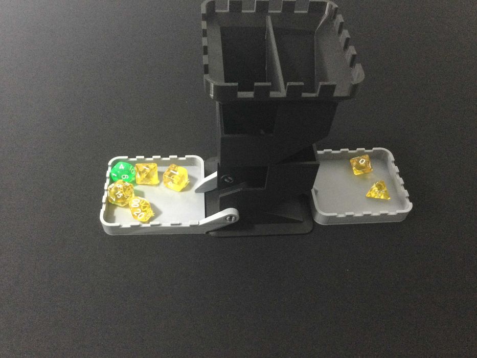 Folding Dice Tower