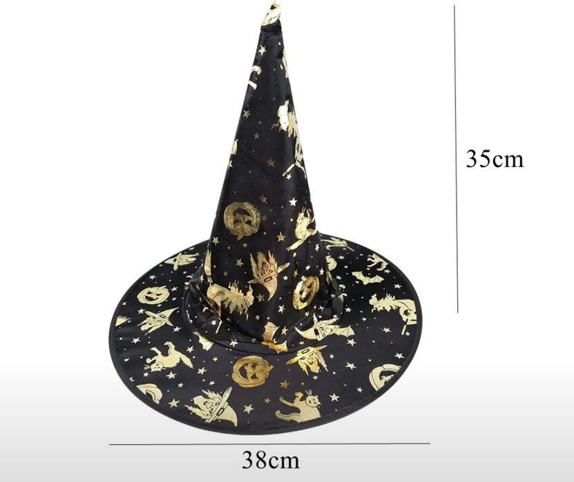 Карнавальные шляпы-колпак, качество идеальное,с принтом