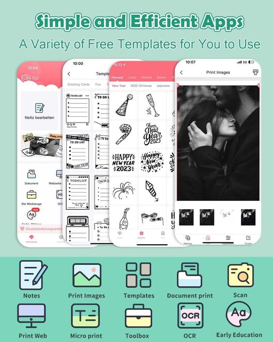 Bluetooth принтер  съвместим с iOS и Android от LabelCreate