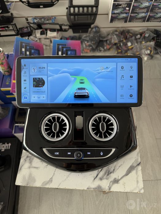 Магнитола 12.8 дюйм 4/64 Спарк учун оригинал 2К янги CarPlay WiFi