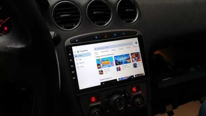 Navigatie Android Peugeot 308 Waze YouTube GPS USB casetofon
