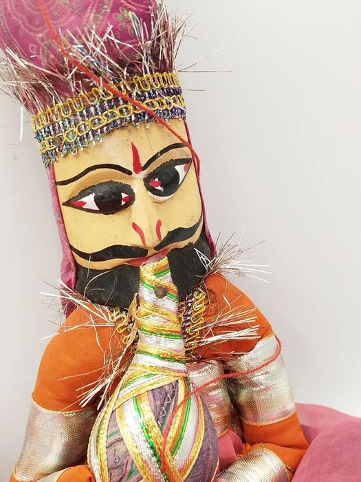 Традиционни антикварни марионетки от Раджастан, Индия.