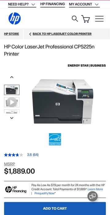 HP Color LaserJet CP5225n