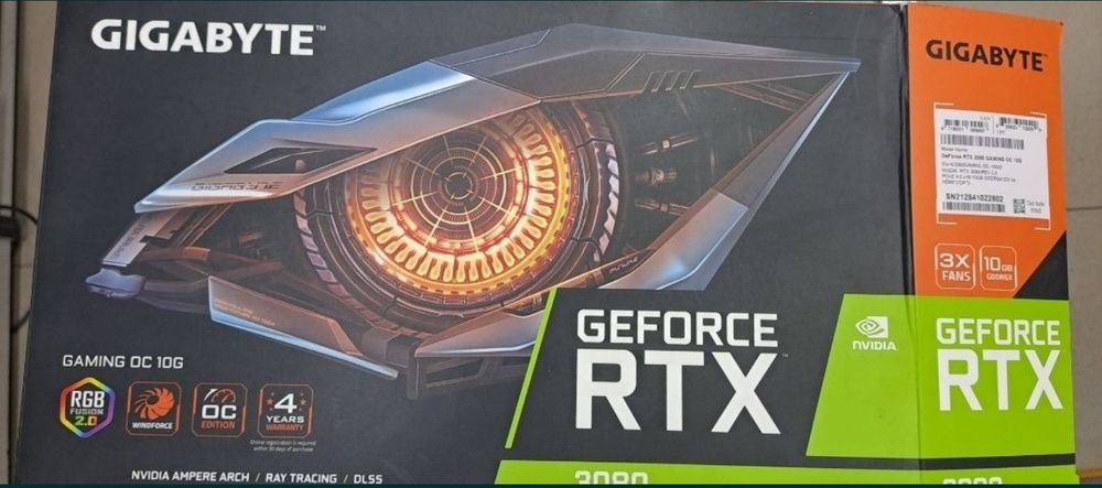 Rtx 3080 gigabyte gaming oc edition