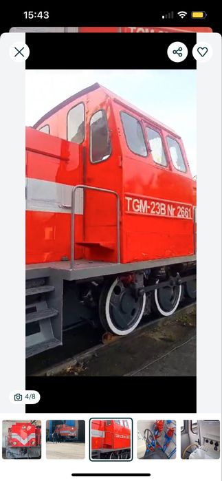 Тепловоз ТГМ-23Б 1982 года