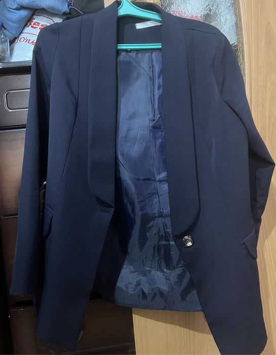 костюм темно синий