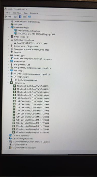 Игровой ноутбук HP VICTUS/i5-13500H/RTX3050 6гб/ОЗУ 16гб/SSD 512гб