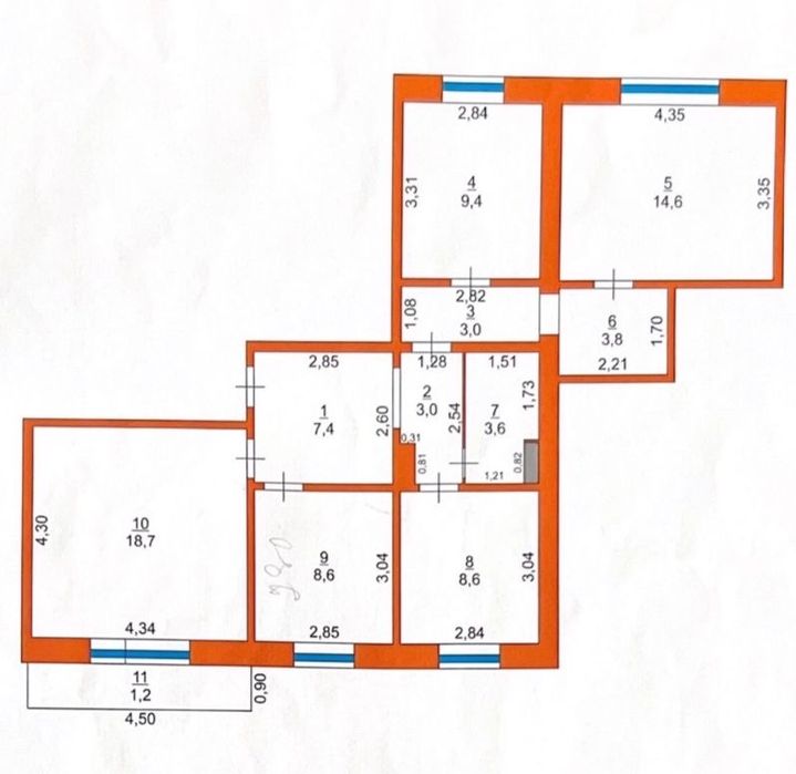 4-х комнатная квартира