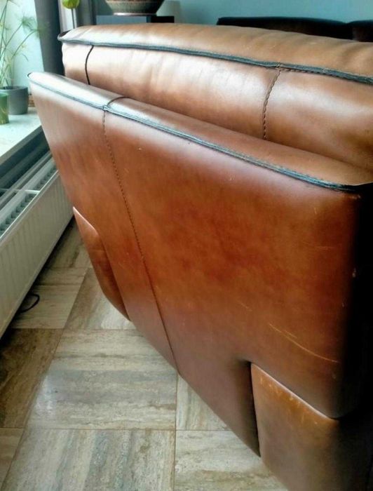 Canapea + fotolii din piele italiană, Roland Lap