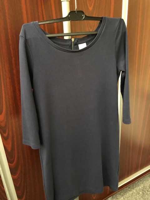 Rochie Orsay neagră cu paiete rotunde, mărime L