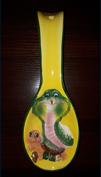 Ложка керамическая декоративная