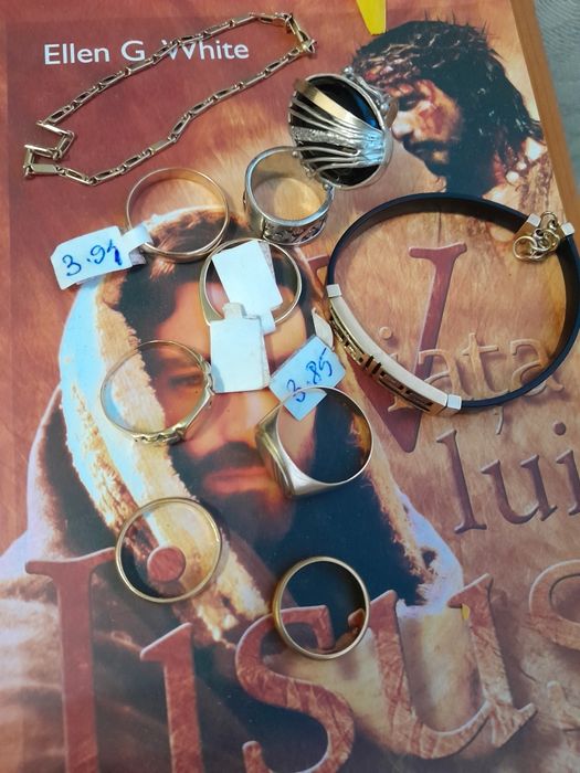 Vînd Verighete 22k cu 600ron și brățară 18k 6gr