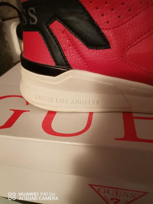 Оригинални Мъжки високи кецове  Guess.Без забележки,обувани броени път