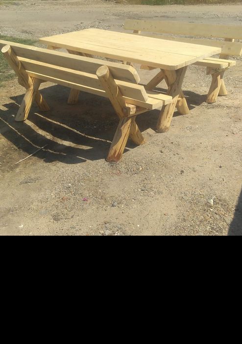 Set de grădină rustic