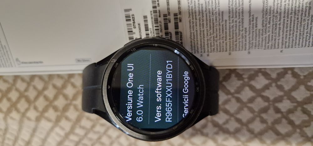 Galaxy watch 6 clasic 47mm Lte,gps,wifi,la cutie full