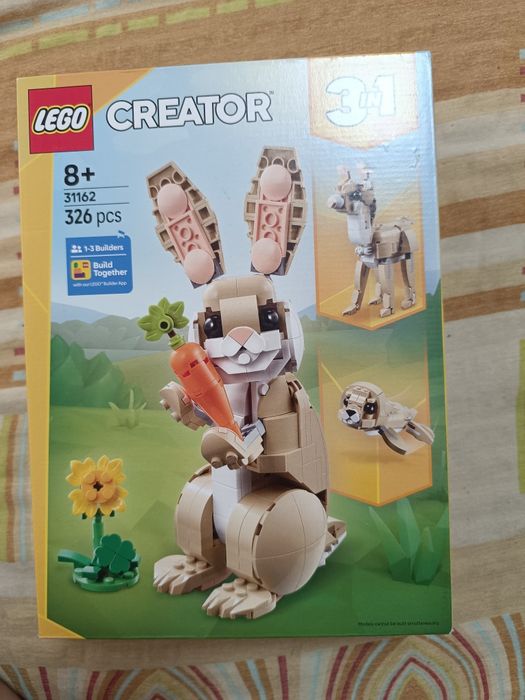 LEGO® Creator 3 in 1 - Iepuras dragalas 31162, 326 piese
